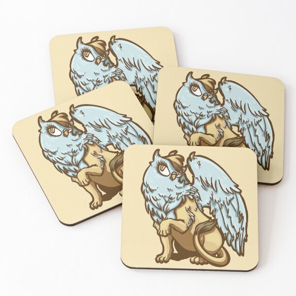 Item preview, Griffin in Pale Blue and Gold designed and sold by RJKpoyp.