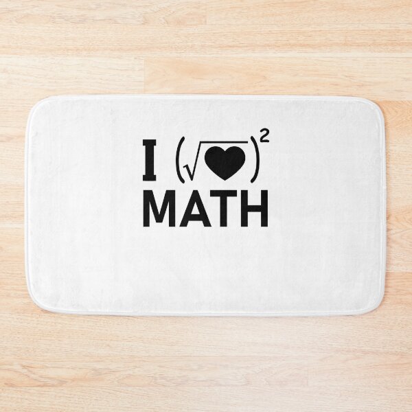 Item preview, I Love Math - Mathematician Gift Math Teacher designed and sold by LeMuesch.