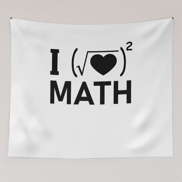 Item preview, I Love Math - Mathematician Gift Math Teacher designed and sold by LeMuesch.