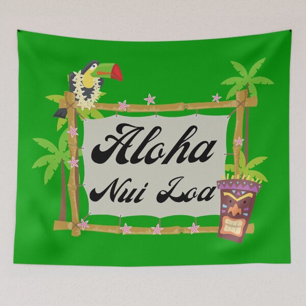 Aperçu de l'œuvre Aloha nui loa - Décor hawaïen créée et vendue par Try-It.