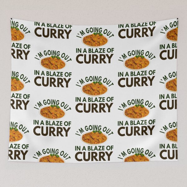 Item preview, Blaze of Glory - Food Pun designed and sold by MoonsmileProd.