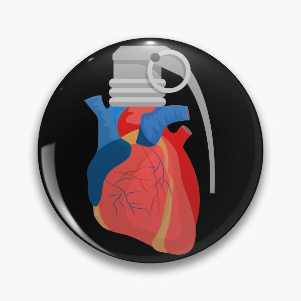 Item preview, Heart Grenade designed and sold by zakariadesigner.