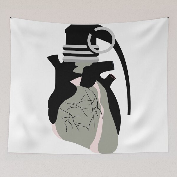 Aperçu de l'œuvre Grenade coeur créée et vendue par zakariadesigner.