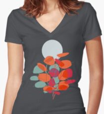 Lunaria Women's Fitted V-Neck T-Shirt