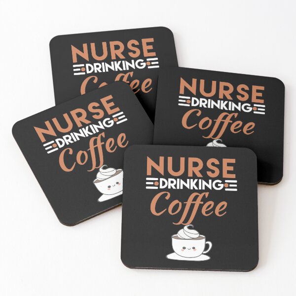 Item preview, NURSE DRINKING COFFEE designed and sold by Hussain Shirts.