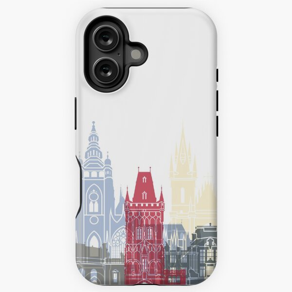 Vista previa del artículo con la obra «Cartel de horizonte de Praga», diseñado y vendido por paulrommer.