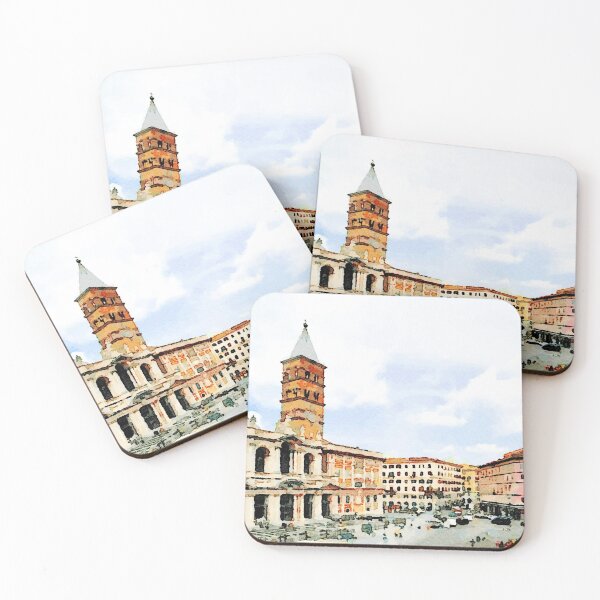 Item preview, Roma: view of the square with column and church designed and sold by Giuseppe Cocco.