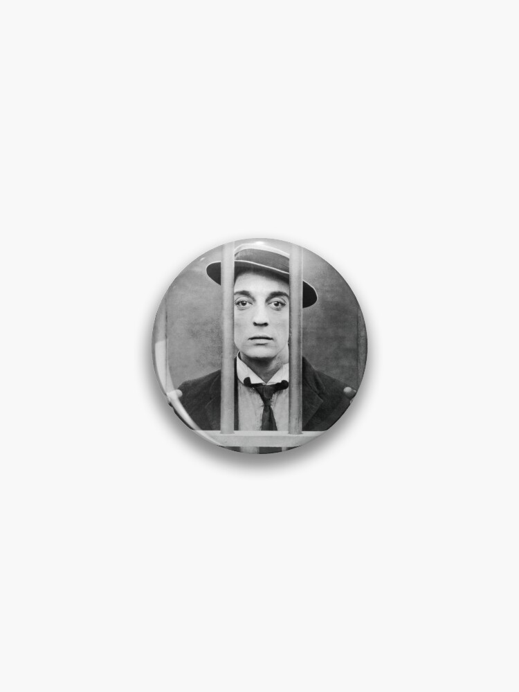 Buster Keaton - Cops - BW Vintage - D17 Pin by DecoWords