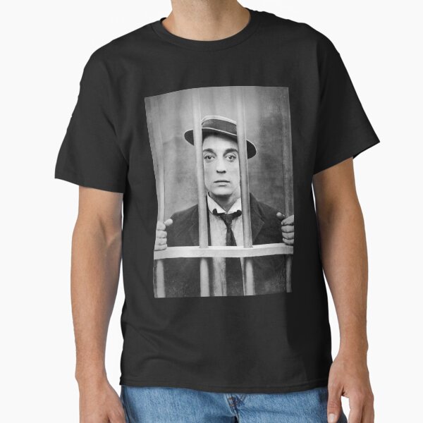 Vista previa del artículo con la obra «Buster Keaton - Cops - BW Vintage - D17», diseñado y vendido por DecoVintage.