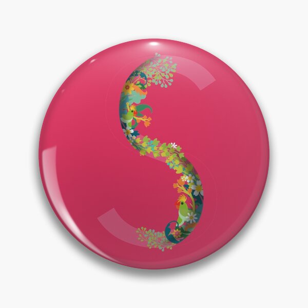 Item preview, Tropical alphabet S designed and sold by TheBWGalerie.