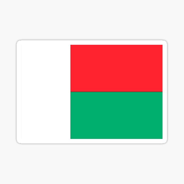 Madagascar Flag Sticker
