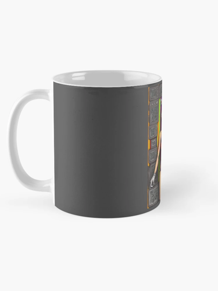 Thumbnail 5 of 6, Coffee Mug, Unplug yourself designed and sold by Rabbitfool.