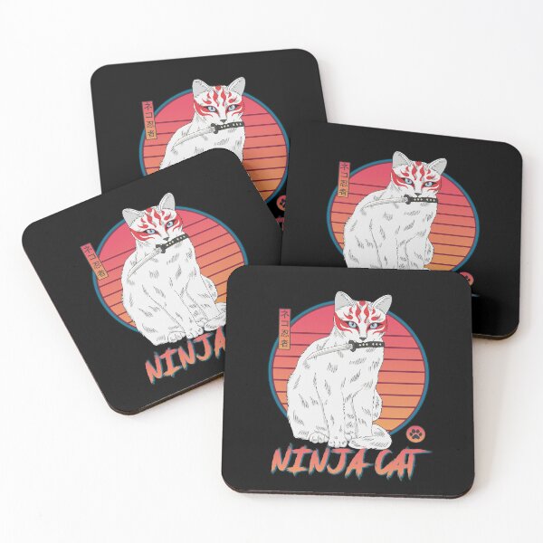 Item preview, ninja cat designed and sold by aref54311.