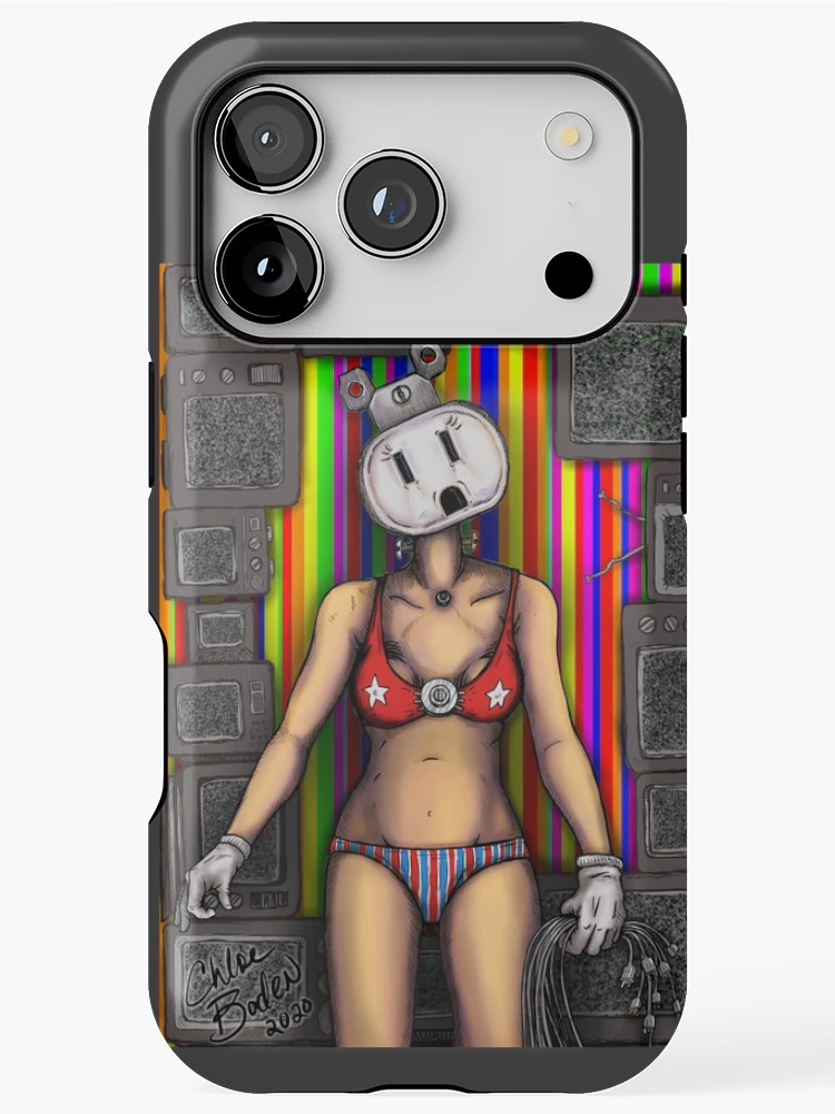 Thumbnail 1 of 4, iPhone Case, Unplug yourself designed and sold by Rabbitfool.