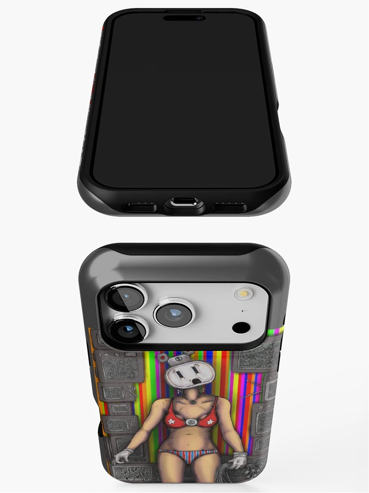 Thumbnail 3 of 4, iPhone Case, Unplug yourself designed and sold by Rabbitfool.
