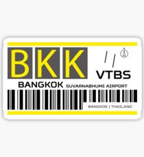 Destination Bangkok Airport Sticker