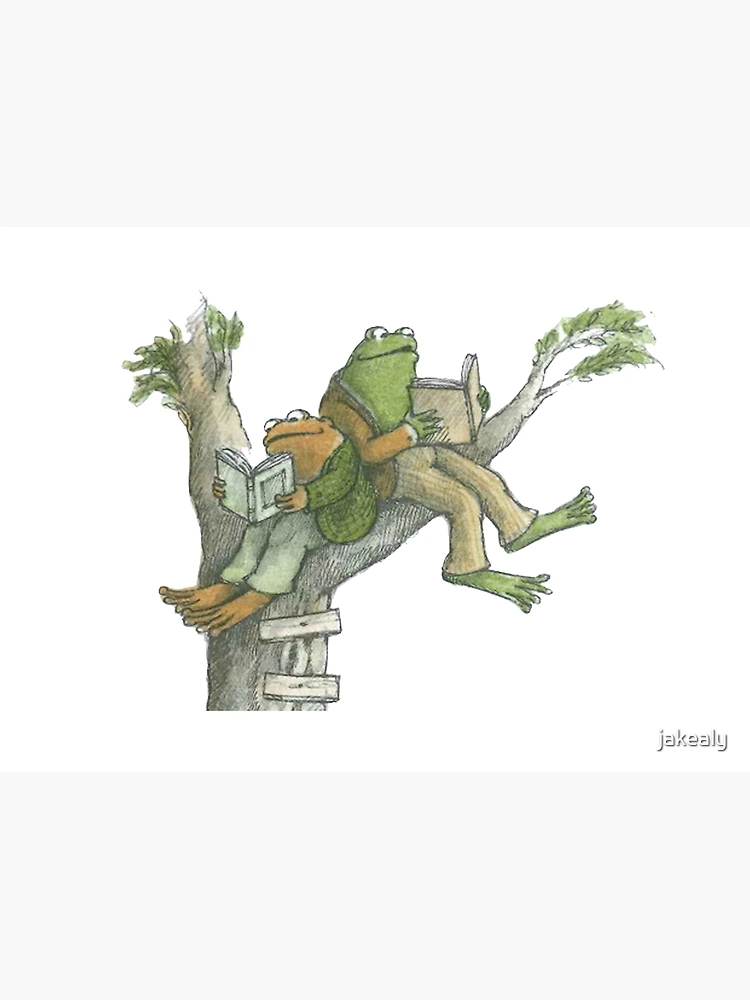 Frog and Toad Fishing Art Board Print for Sale by jakealy