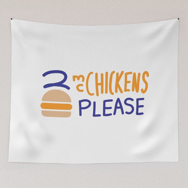 Item preview, 2 McChicken Sticker Wide designed and sold by mattyjeffyd.