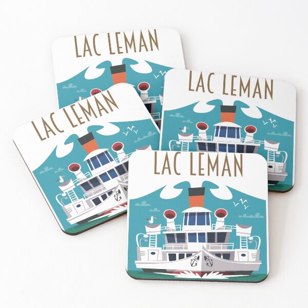 Item preview, Lac Leman poster designed and sold by GAGodel.