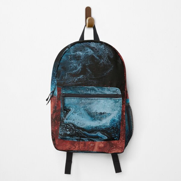 Item preview, Black Blue Red Marble Art. designed and sold by BEyourself be.
