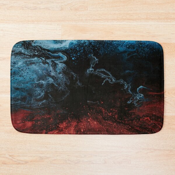 Item preview, Black Blue Red Marble Art. designed and sold by BEyourself be.