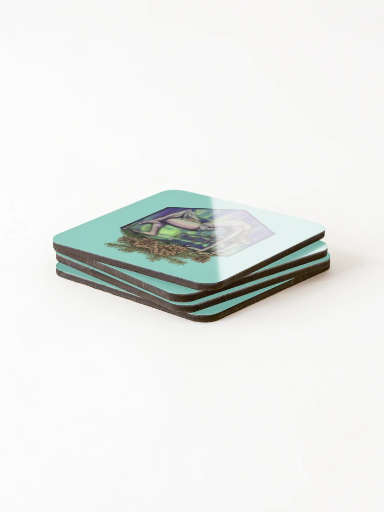 Thumbnail 4 of 5, Coasters (Set of 4), Escape Into The Wild designed and sold by Rabbitfool.