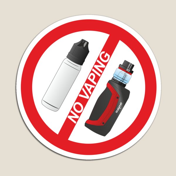 Item preview, Vaping Prohibited Sign designed and sold by ProhibitionStickers.