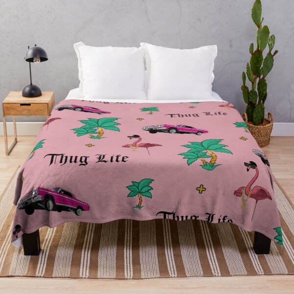 Item preview, Thug Life, Flamingo, Palm Tree, Cross Pattern designed and sold by Apartment12.