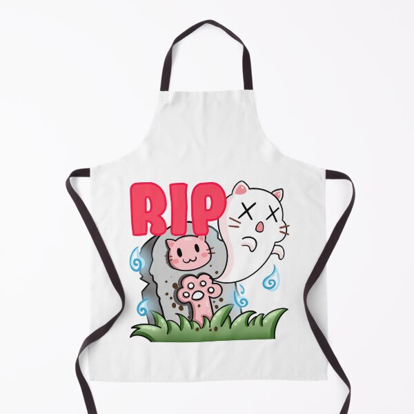 Item preview, RIP Kitty With Text | Cat Emote | Pink Cat | Matching Couple Shirt designed and sold by HuggyandKiss.