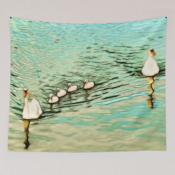 Item preview, Swans In Wonderland designed and sold by Kay Brewer.