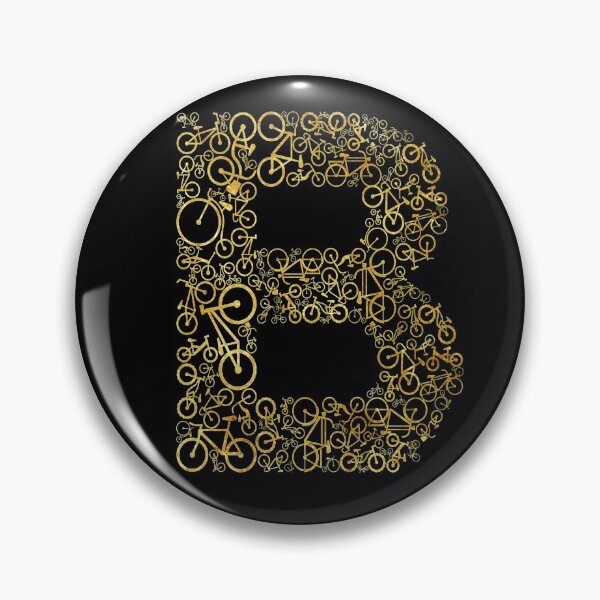 Item preview, Letter B Gold Bicycles  designed and sold by Alladin7.