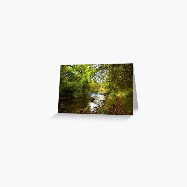 Millers Dale River Walk Greeting Card