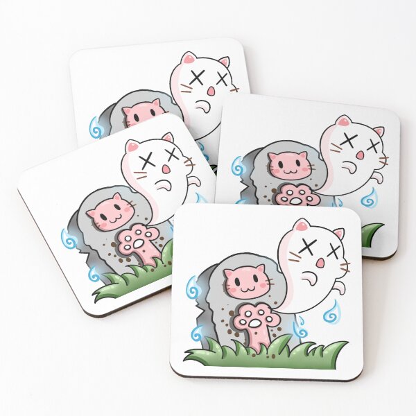 Item preview, RIP Kitty Without Text | Cat Emote | Pink Cat | Matching Couple Shirt designed and sold by HuggyandKiss.