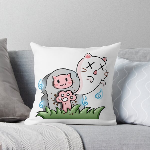 Item preview, RIP Kitty Without Text | Cat Emote | Pink Cat | Matching Couple Shirt designed and sold by HuggyandKiss.