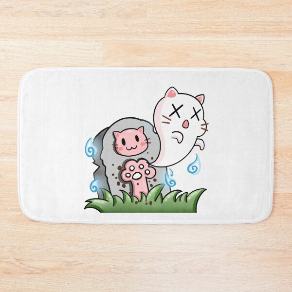 Item preview, RIP Kitty Without Text | Cat Emote | Pink Cat | Matching Couple Shirt designed and sold by HuggyandKiss.