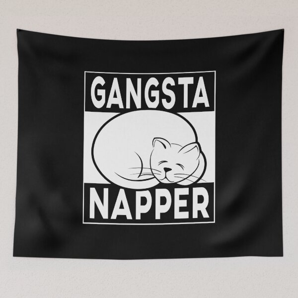 Item preview, Gansgsta Napper Funny Napping Nap Quote Parody designed and sold by sillyquestions.