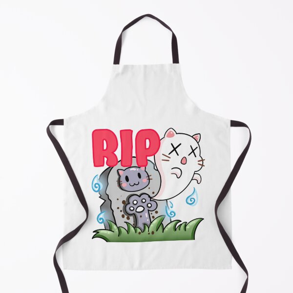 Item preview, RIP Kitty With Text | Cat Emote | Grey Cat | Matching Couple Shirt designed and sold by HuggyandKiss.