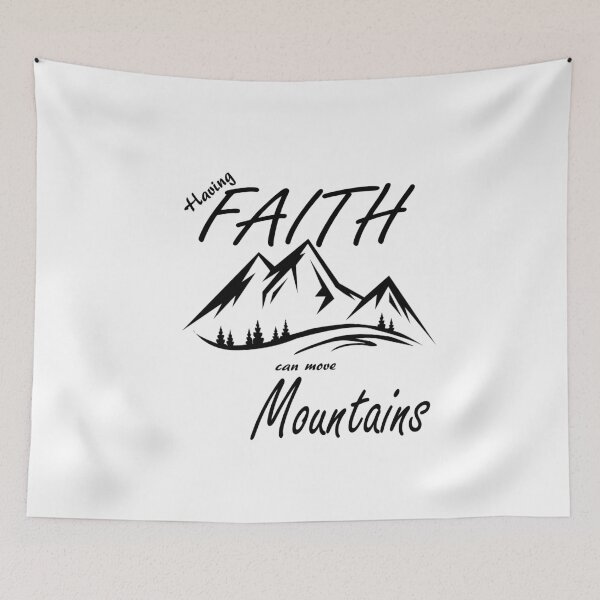 Item preview, Having Faith Can Move Mountains  designed and sold by Jacksonso.