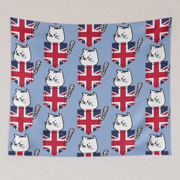 Item preview, Patriotic Pocket Pussy - Cat Lover -  British Patriot designed and sold by PosterpartyCo.