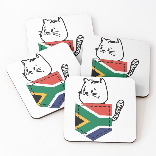 Item preview, Patriotic Pocket Pussy - Cat Lover -  South African Patriot designed and sold by PosterpartyCo.