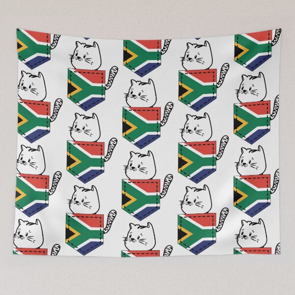 Item preview, Patriotic Pocket Pussy - Cat Lover -  South African Patriot designed and sold by PosterpartyCo.
