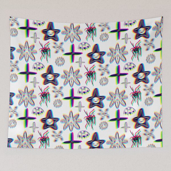 Item preview, Cute Digital Glitch Starfish - Rainbow Cartoon 2nd Edition designed and sold by TheRainbowRoom.