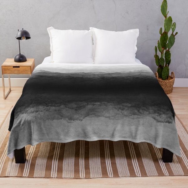 Item preview, Abstract Watercolor Ombre (black/white) designed and sold by Design Minds Boutique.
