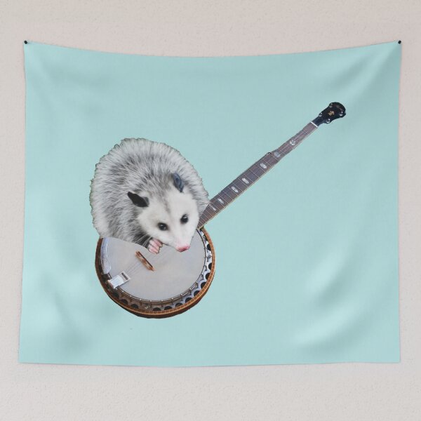 Item preview, Possum playing banjo designed and sold by OneCreativeLab.
