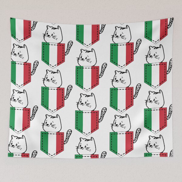 Item preview, Patriotic Pocket Pussy - Cat Lover -  Italian Patriot designed and sold by PosterpartyCo.