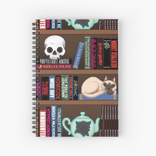 Murderino Book Club Spiral Notebook