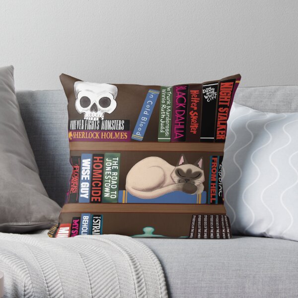 Murderino Book Club Throw Pillow