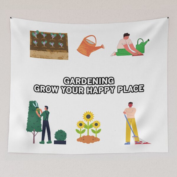 Item preview, Gardening Happy Place designed and sold by janraydesigns.