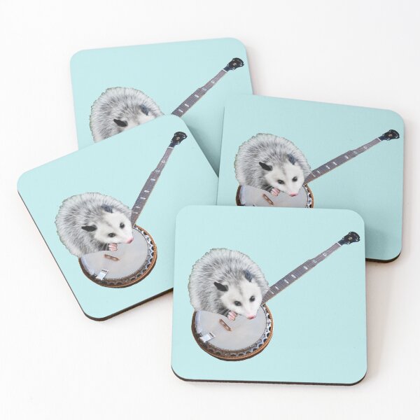 Item preview, Possum playing banjo designed and sold by OneCreativeLab.