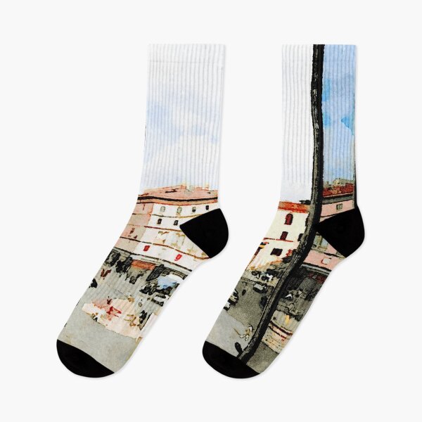 Item preview, Roma: view square with column from the windows designed and sold by Giuseppe Cocco.